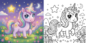 Unicorn Coloring Pages ft - Unicorn Coloring Pages ft