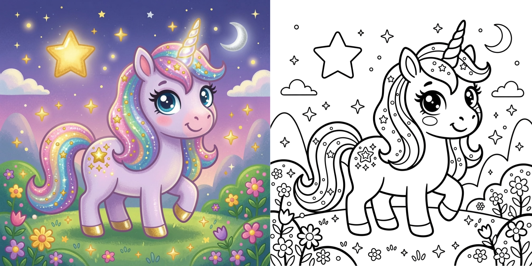Unicorn Coloring Pages ft - Unicorn Coloring Pages ft