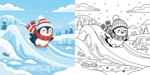 Winter Coloring Pages ft - 1
