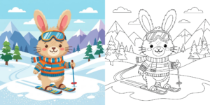 Winter Sports Coloring Pages ft - 9