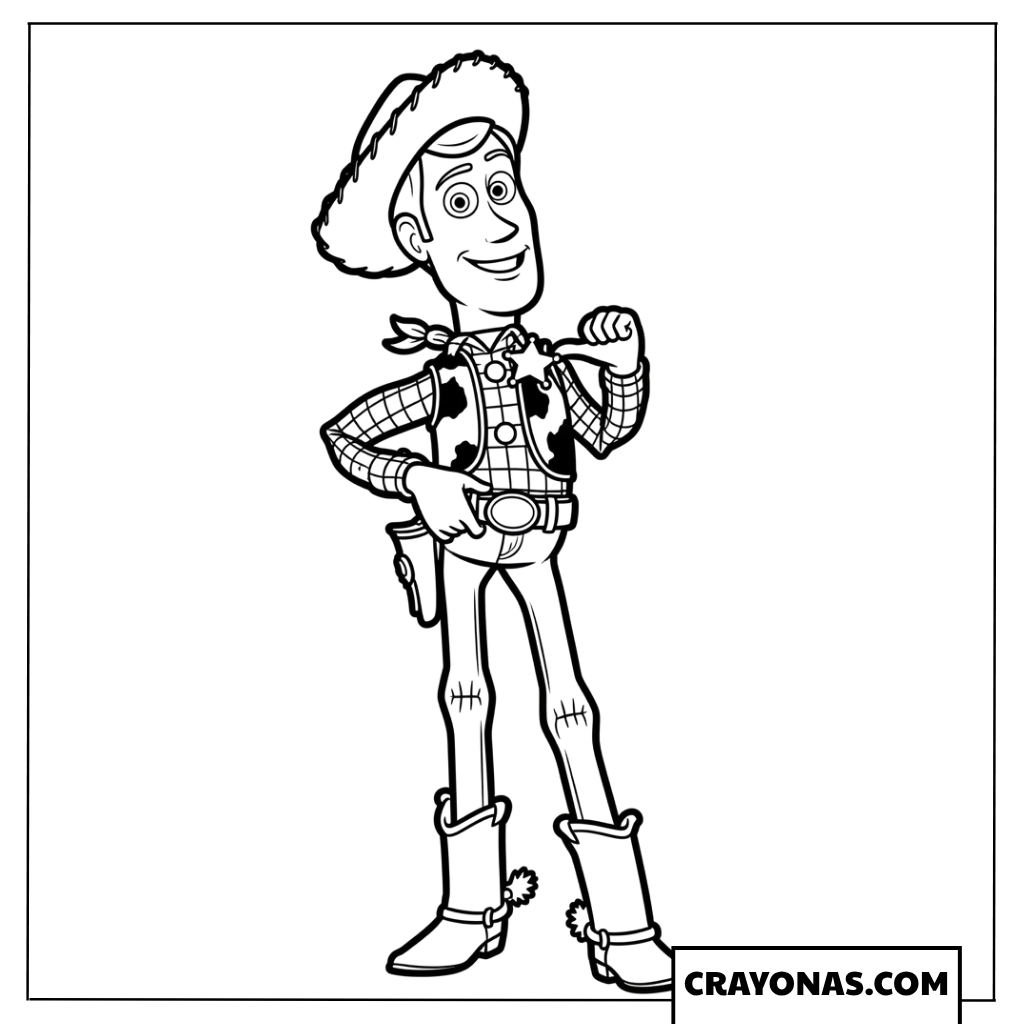 Woody Coloring Page