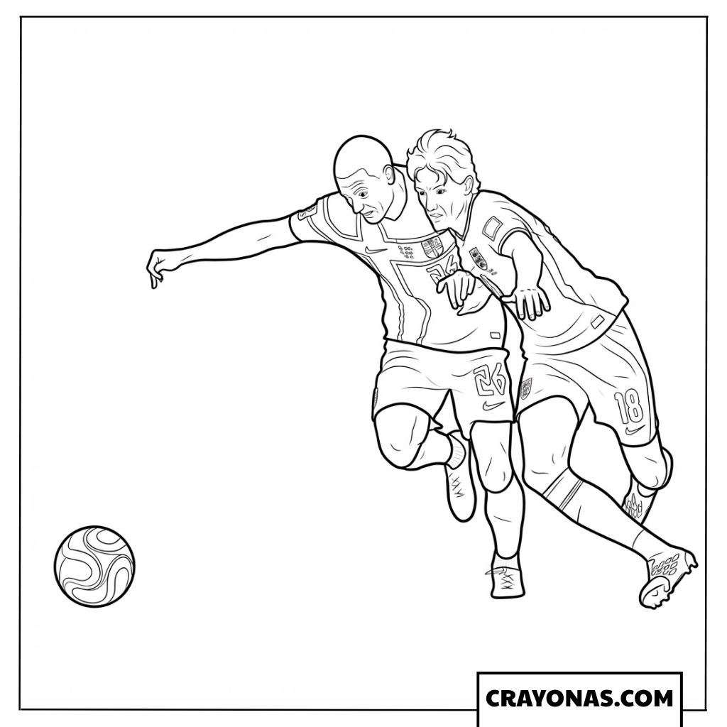 Anthony Gordon vs Julian Ryerson Coloring Page