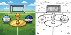 Argentina vs Cape Verde World Cup 2026 Coloring Pages ft - 7