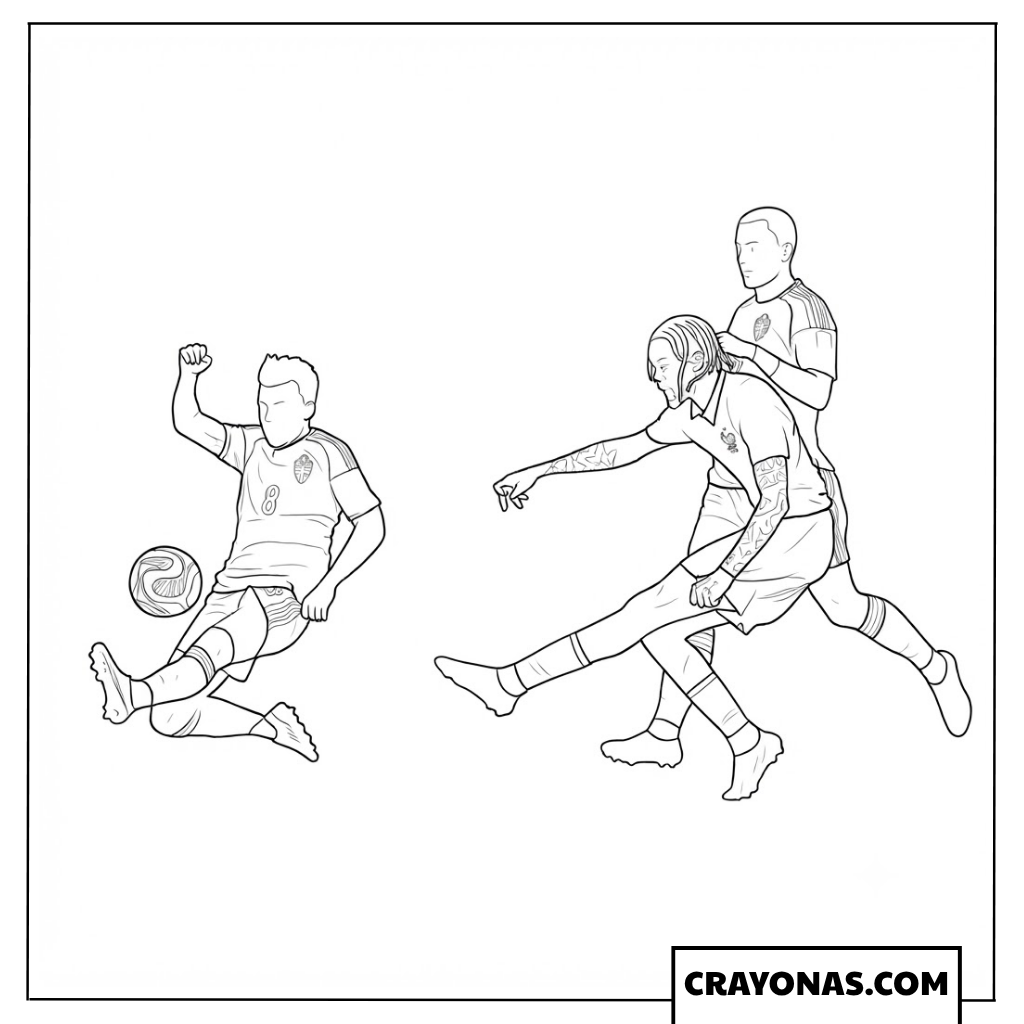 Bradley Barcola Scoring Second Goal Coloring Page