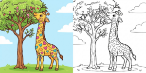 Cute Animal Coloring Pages ft - 4