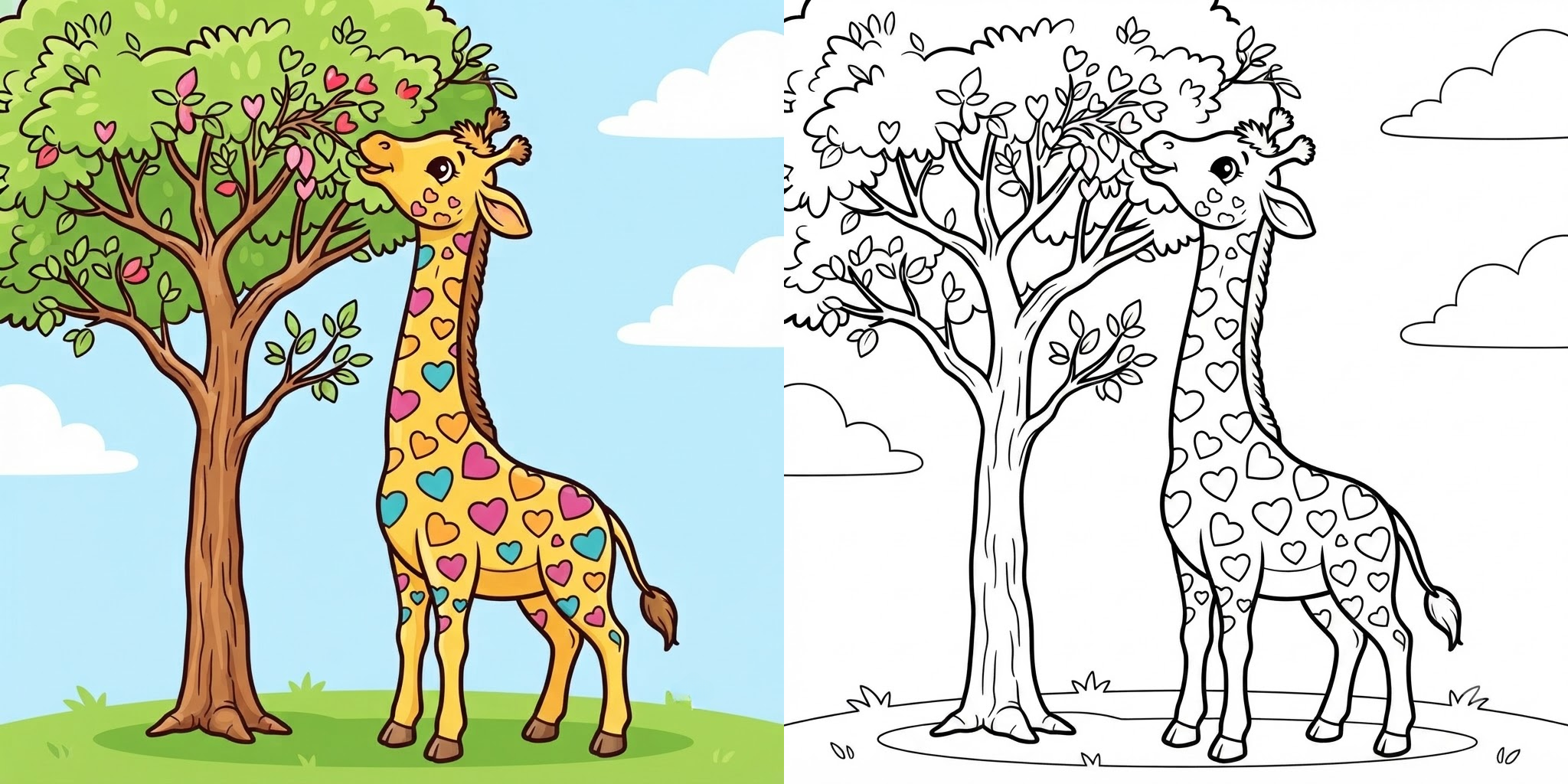 Cute Animal Coloring Pages ft - 4