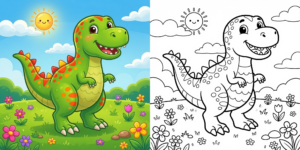 Dinosaur Coloring Pages ft - 2