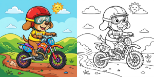 Dirt Bike Coloring Pages ft - 8