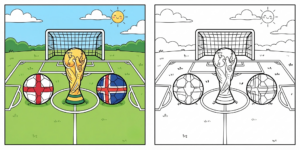 England vs Norway World Cup 2026 Coloring Pages ft - 5