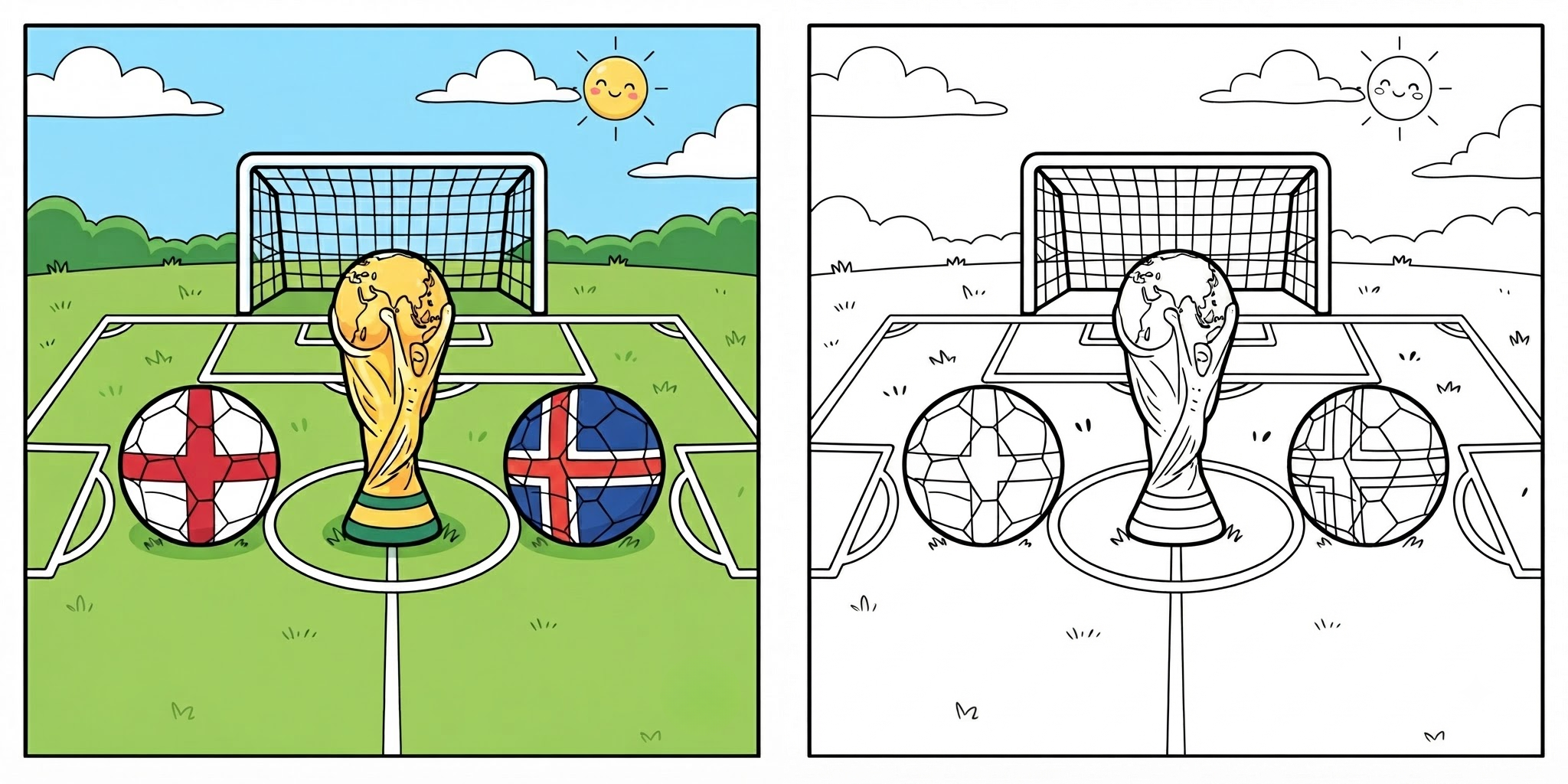 England vs Norway World Cup 2026 Coloring Pages ft - 5