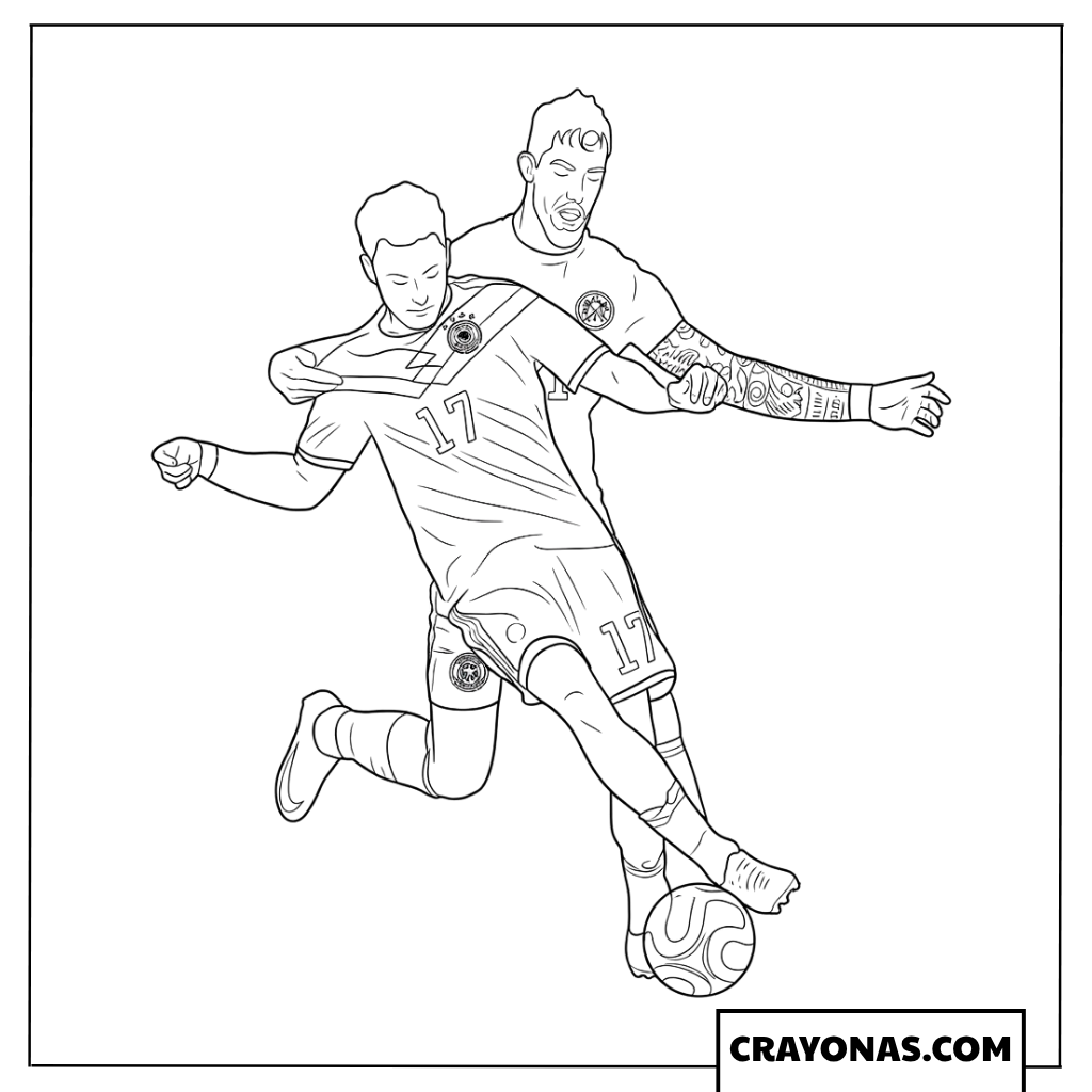 Florian Wirtz Shielding Ball Coloring Page