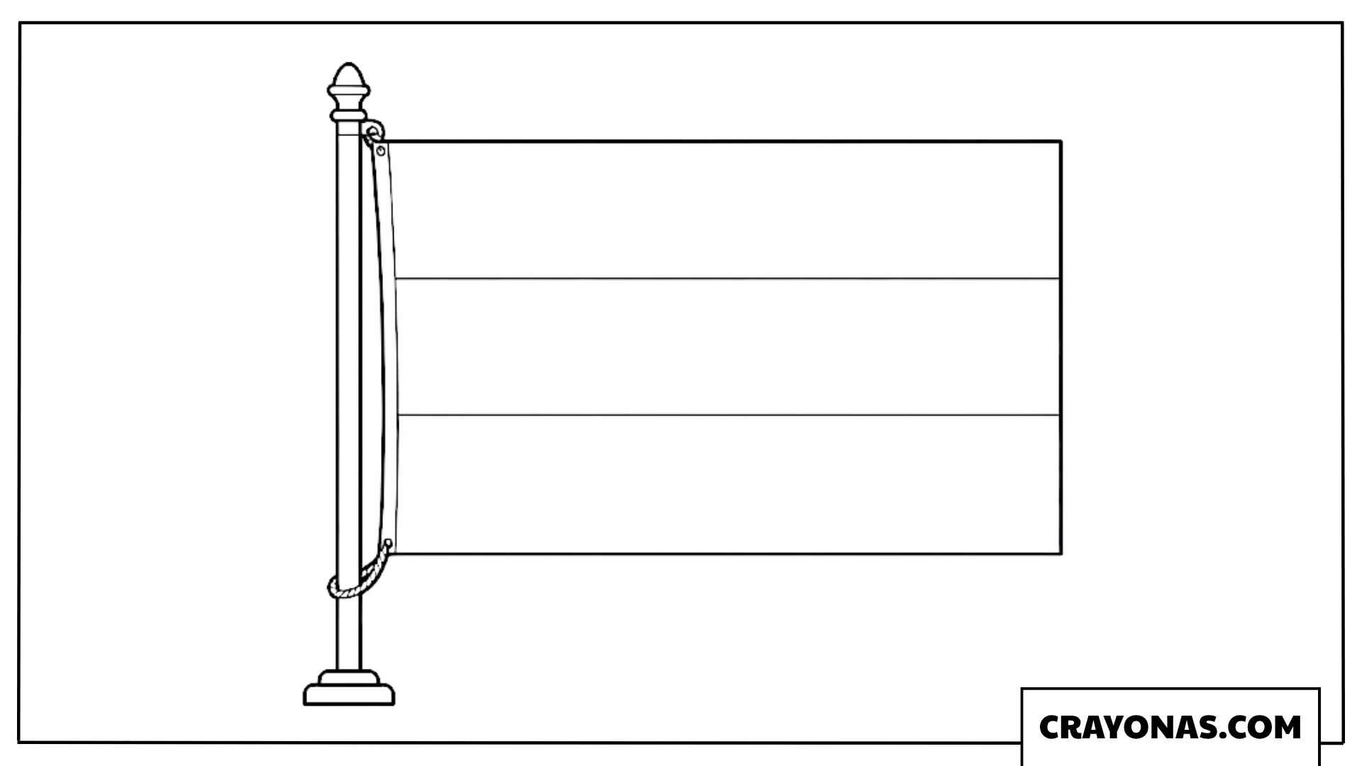Germany Flag Coloring Page