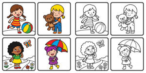 Girl Coloring Pages ft - 1