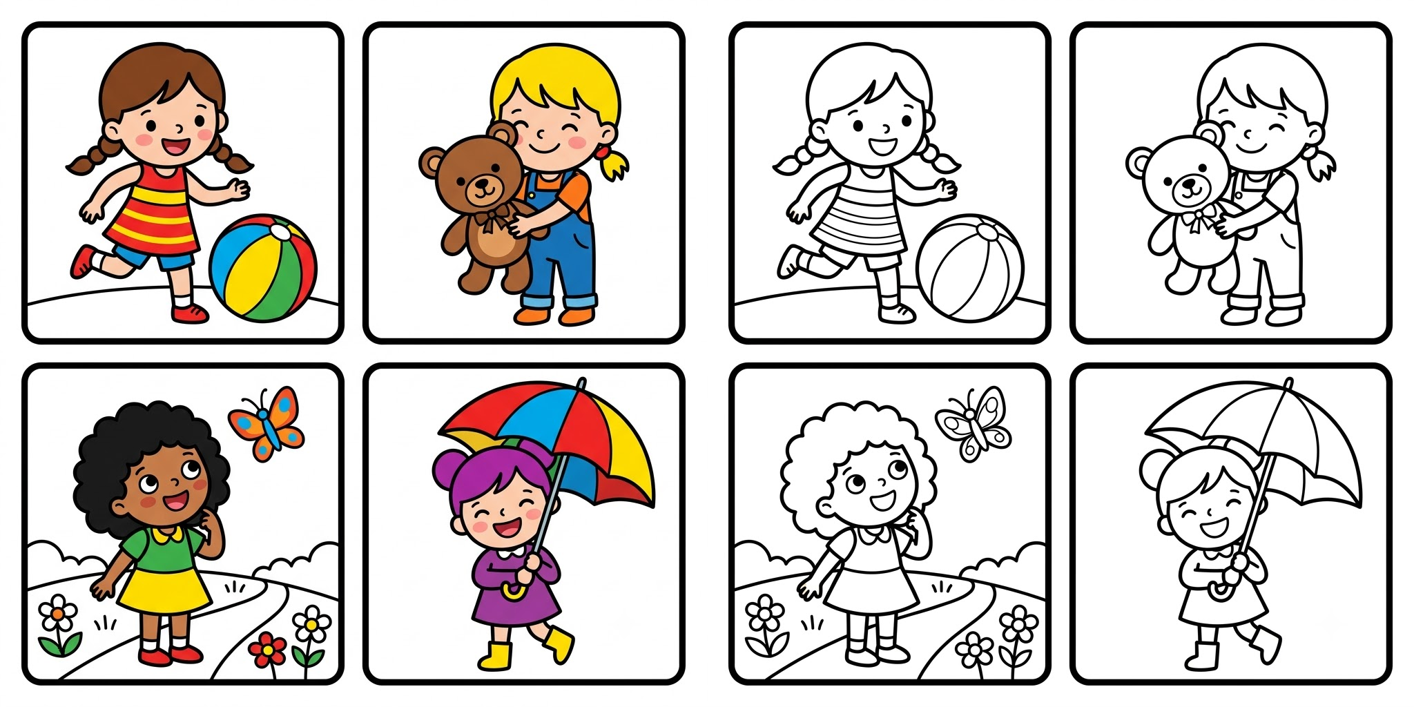 Girl Coloring Pages ft - 1