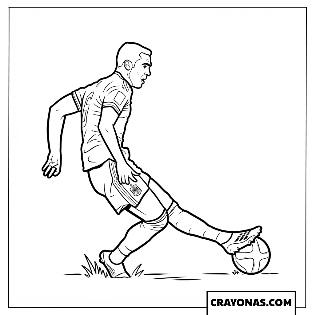 Mikel Merino Winning Goal Coloring Page