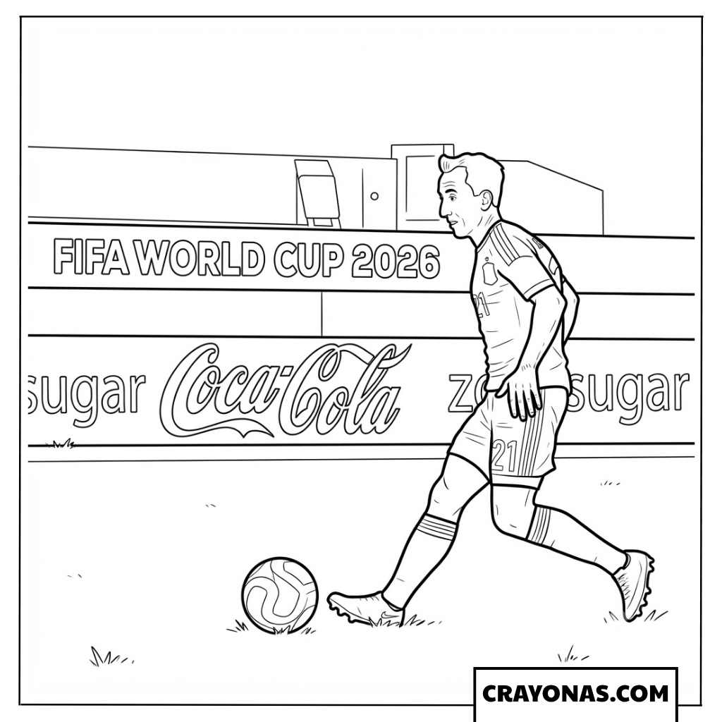 Mikel Oyarzabal Attacking Move Coloring Page