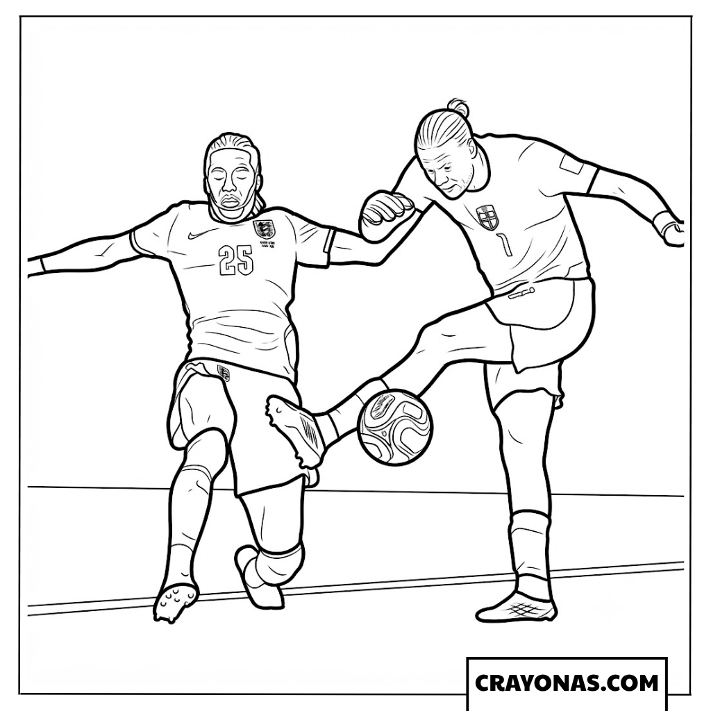 Orjan Nyland Rushing Out Coloring Page