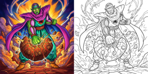 Piccolo Coloring Pages ft - 3