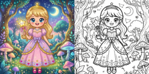 Princess Coloring Pages ft - 4