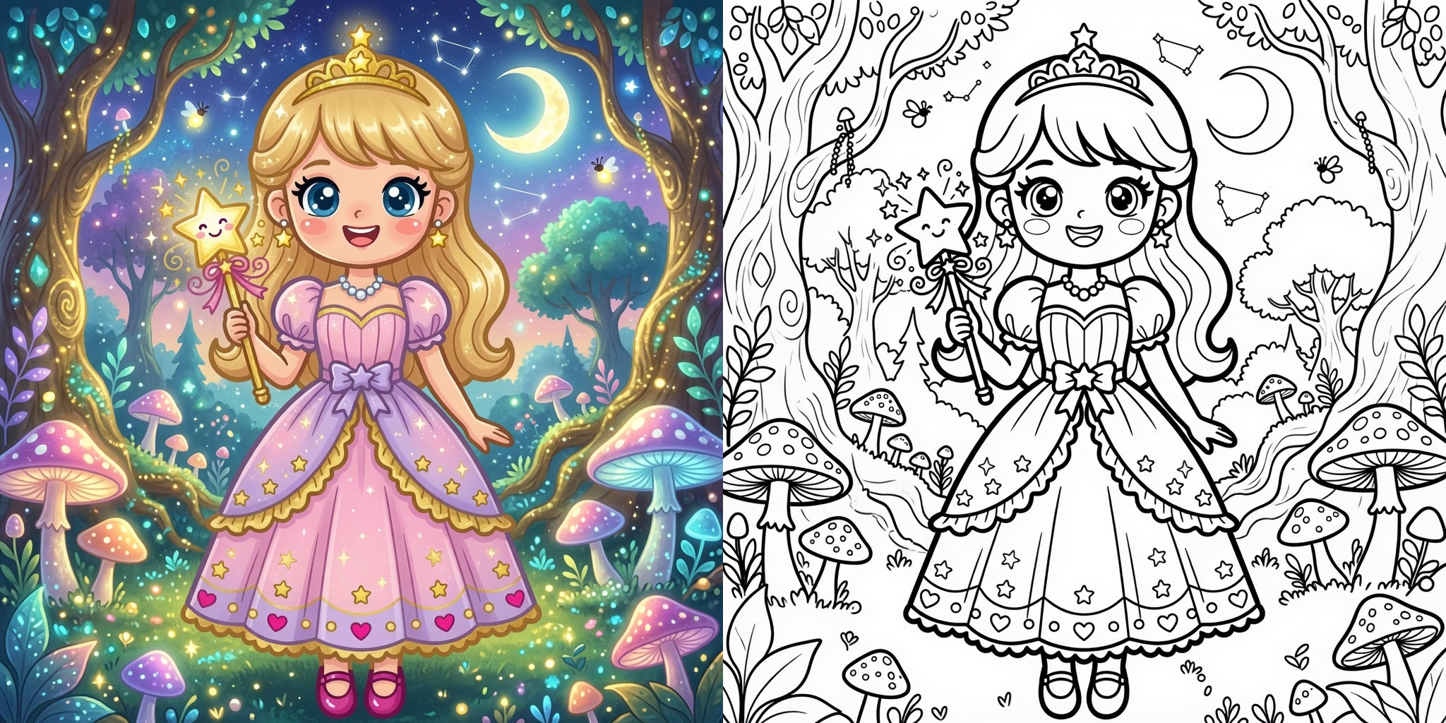 Princess Coloring Pages ft - 4