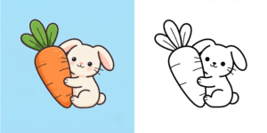 Simple Cute Coloring Pages ft - Simple Cute Coloring Pages ft