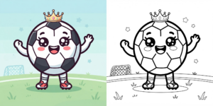 Soccer Ball Coloring Pages ft - 9