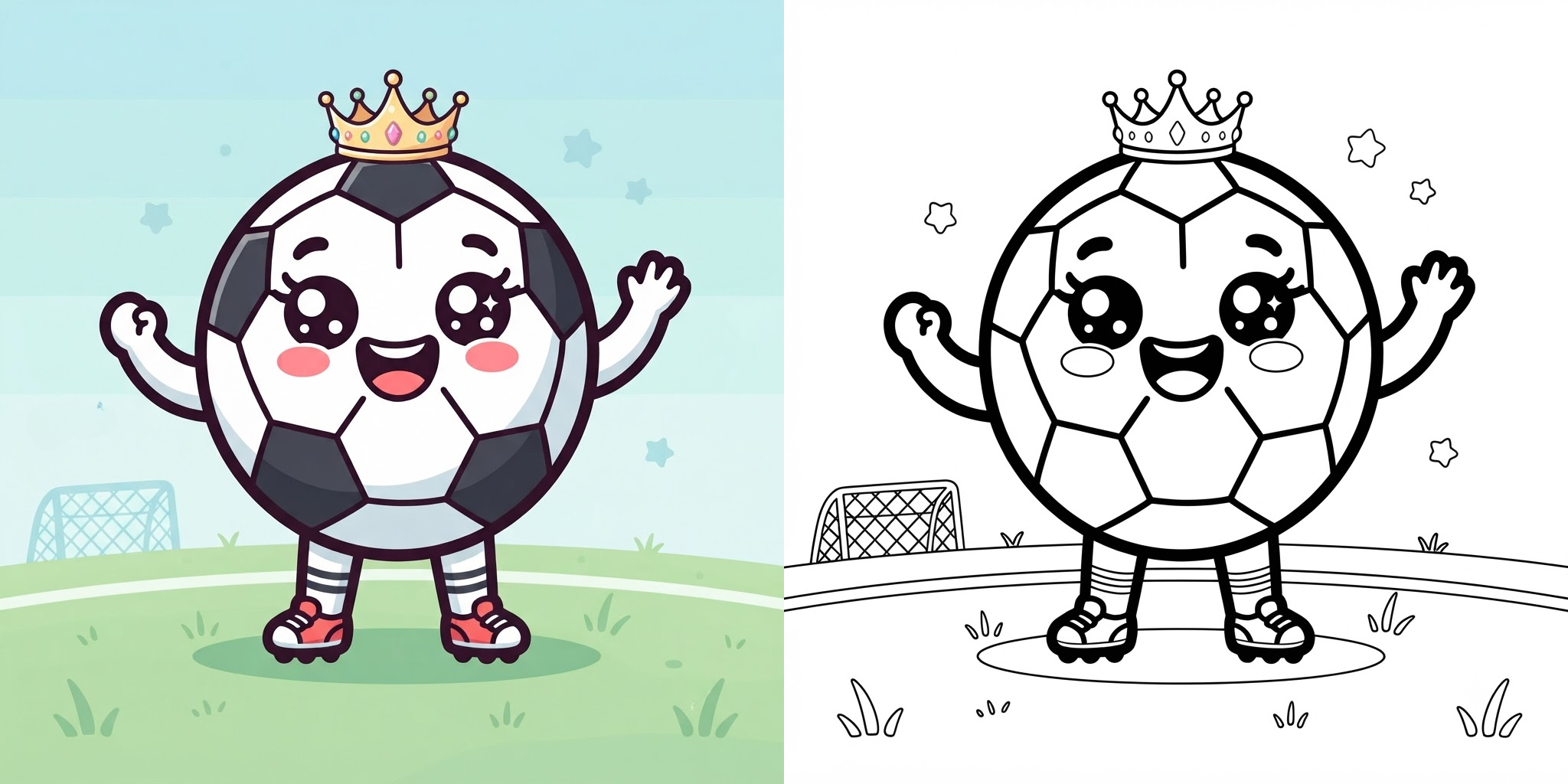 Soccer Ball Coloring Pages ft - 9
