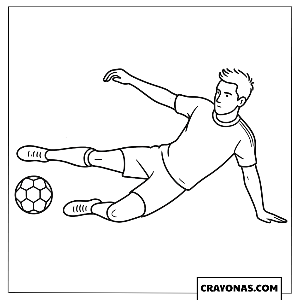 Soccer Coloring Pages - 6