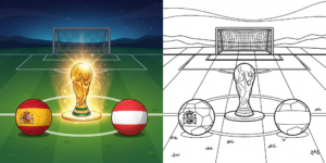 Spain vs Austria World Cup 2026 Coloring Pages ft - 1
