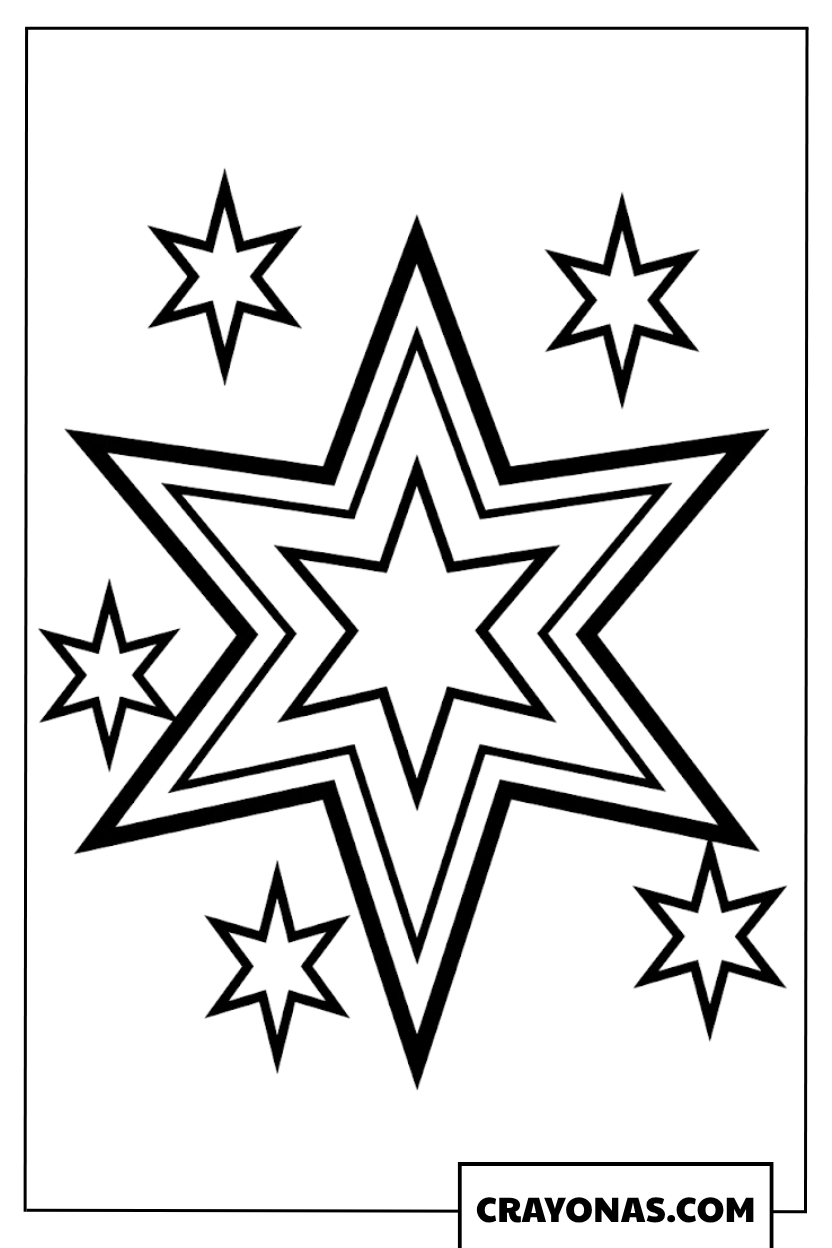 Twilight Sparkle Element Of Magic Star Icon Coloring Page