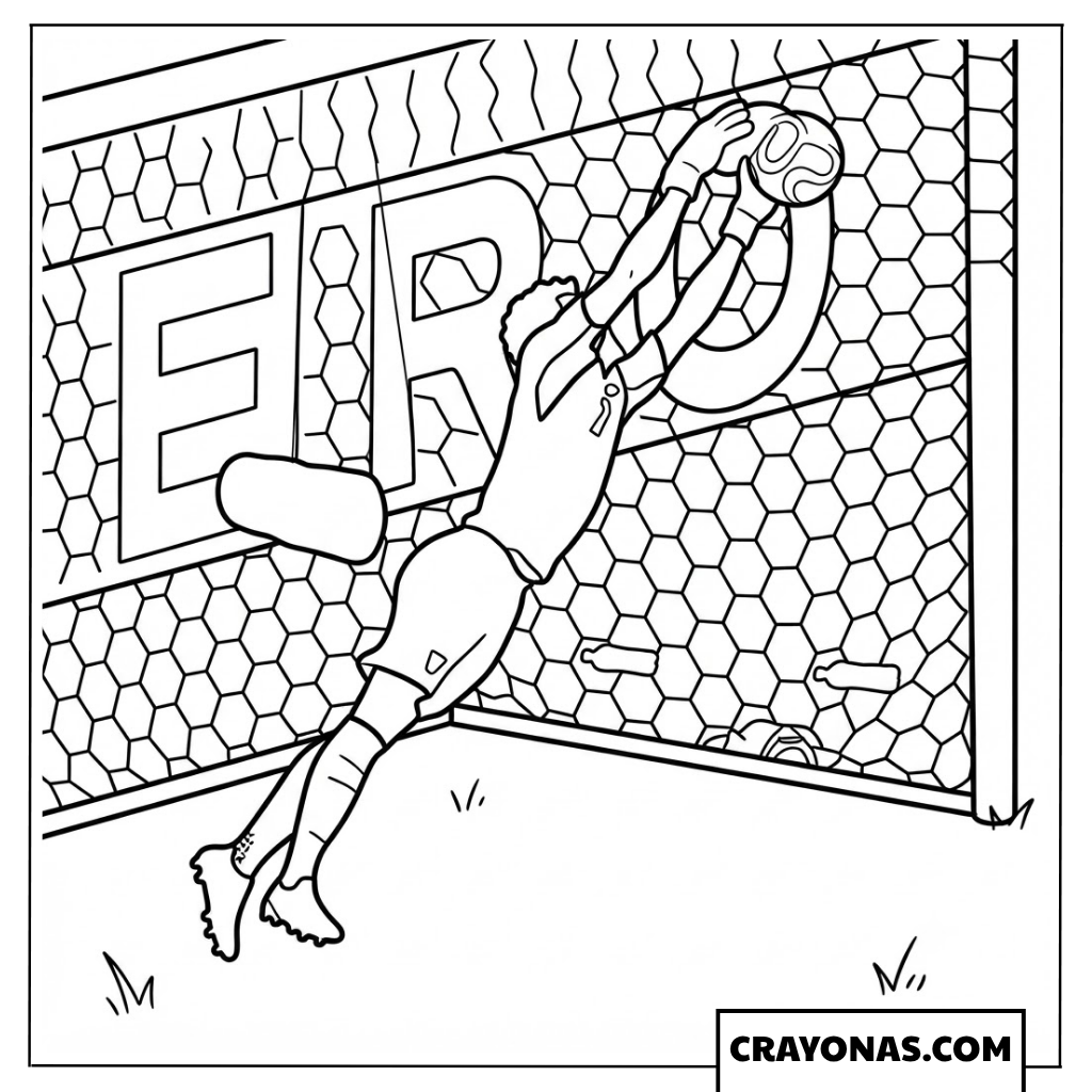 Vozinha Spectacular Save Coloring Page