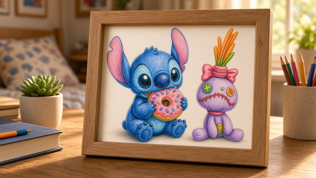 Stitch Wall Art for Your Child’s Room